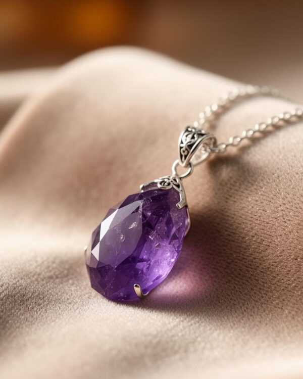 Amethyst Pendant Necklace