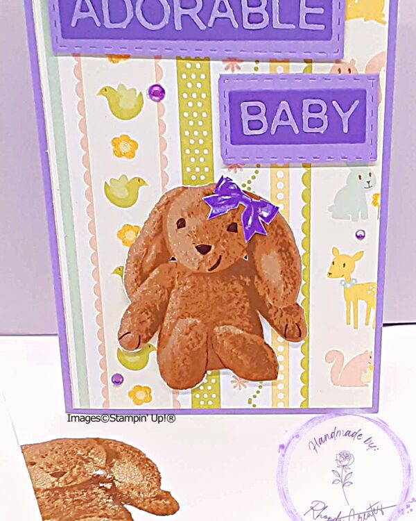 Adorable Baby Rabbit, Purple
