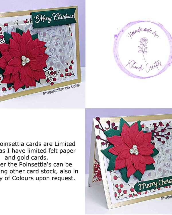 Poinsettia Christmas Cards