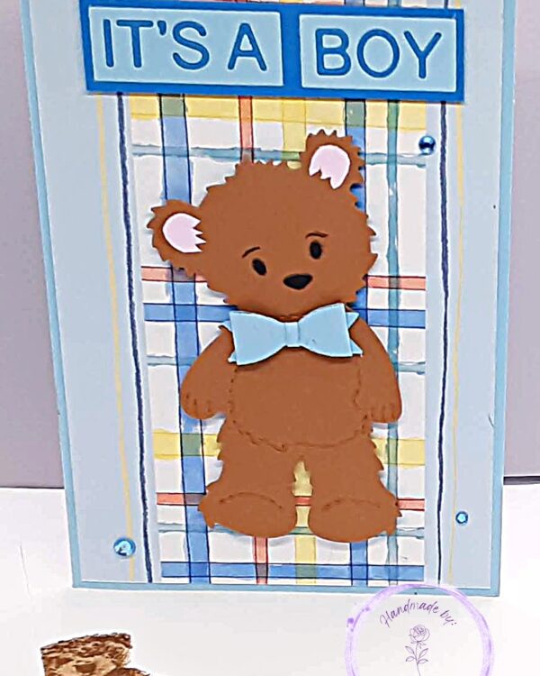 It's A Boy Large Brown Bear