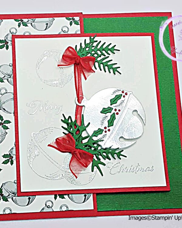Silver Christmas Bells, Fun Fold